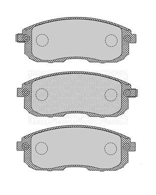 Bremseklosser MAGNETI MARELLI 363916060695