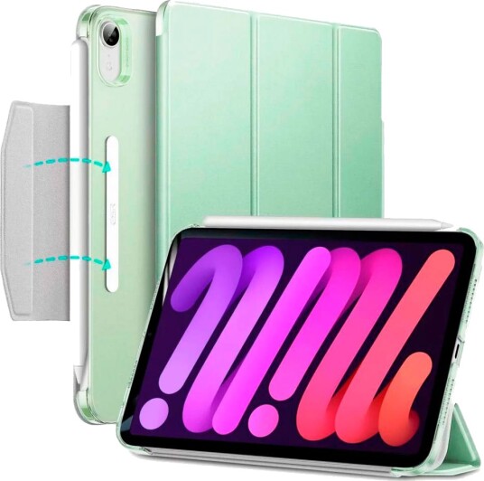 ESR Ascend Trifold Deksel for iPad Mini 6 2021 Lys Grønn