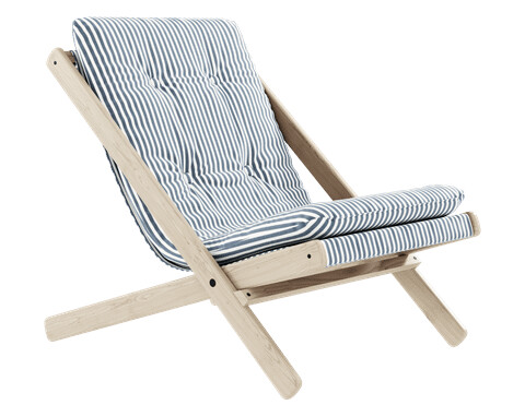 Karup Design Karup Design Boogie Lenestol M. Madrass 611 Strandblå/Rå Bøk