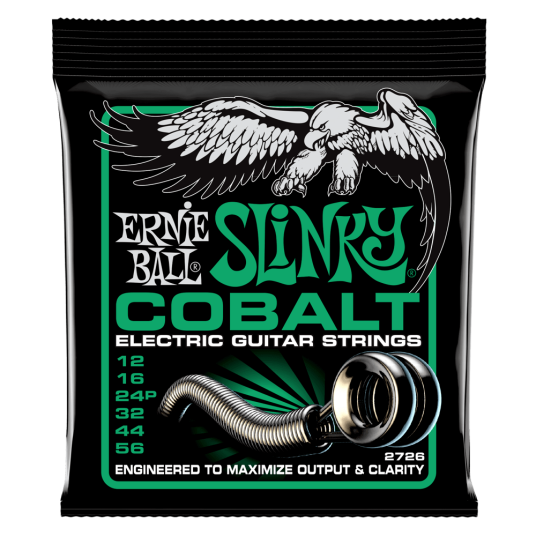 Ernie Ball Slinky Cobalt gitarstrenger elektrisk gitar Not Even Slinky 012-056 Ernie Ball Slinky Cobalt gitarstrenger elektrisk gitar Not Even Slinky 012-056