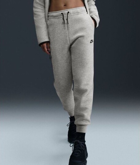 Nike Joggebukse NSW Tech Fleece   Grå/Svart Kvinner størrelse X Large