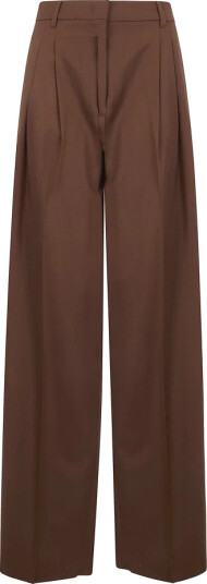 Max Mara Studio Dame Bukser Brun L,
