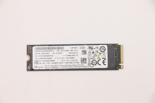 Lenovo Ssd_Asm 512G,M.2,2280,Pcie3x4,Skh,Op