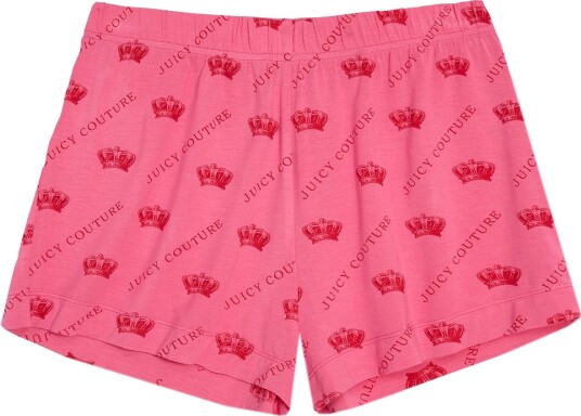 Juicy Couture Nattshorts Buzz Rosa og rød korn Trykk Juicy Couture Teen Medium Shorts Juicy Couture Nattshorts Buzz Rosa og rød korn Trykk Juicy Couture Teen Medium Shorts