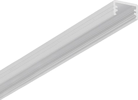 Topmet 2m aluprofil SLIM8 AC2/Z Ubehandlet aluminium påbygging LED skinne Topmet 2m aluprofil SLIM8 AC2/Z Ubehandlet aluminium påbygging LED skinne