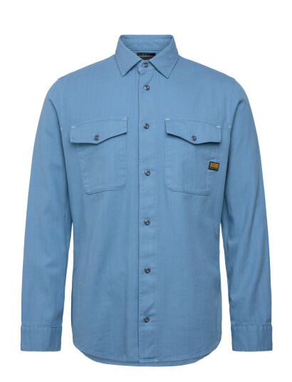 G Star Marine Slim Shirt L\S Blue XS