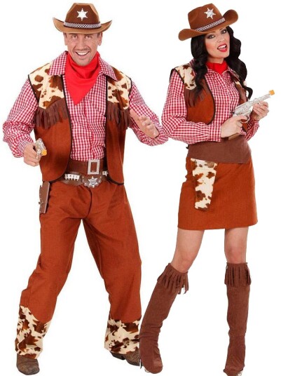Tøft Komplett Cowboykostyme til Dame