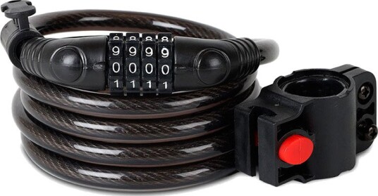 Kabellås Agk Nordic Triathlon spiral med kode Ø10 mm 1,5 m