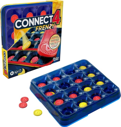 Hasbro Connect 4 Frenzy Spill 8+ År 2-6 Spillere