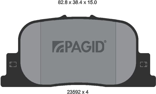 PAGID T1308N Bremseklosser
