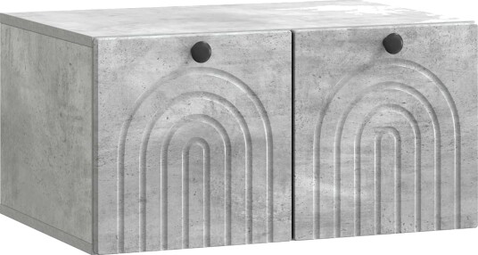  Vegghengt TV skap Betonggrå 59,5 x 41 x 30 cm Konstruert tre