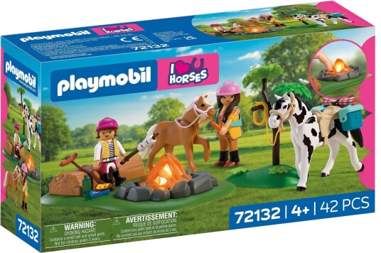 Playmobil 72132 Ridetur Med Bål Byggesett 4+ År 42 Deler