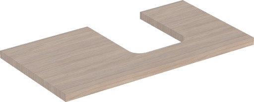 GEBERIT ONE bordplate 900x470x30mm utskjæring for høytrykkspumper i skål GEBERIT ONE bordplate 900x470x30mm utskjæring for høytrykkspumper i skål