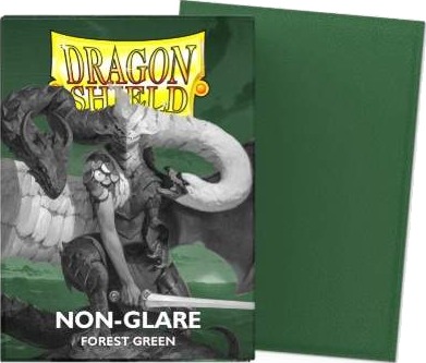 Dragon Shield 100 Sleeves - Matte Non-Glare Forestgreen