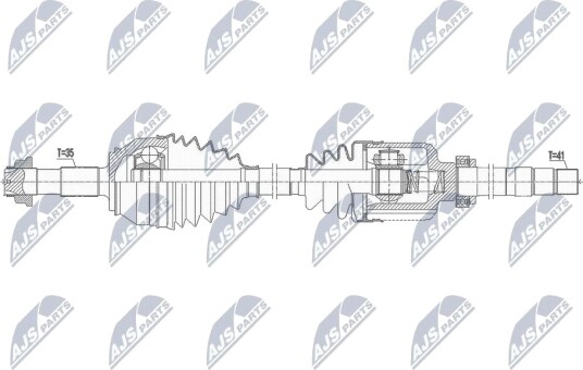 Nty Drivaksel NTY NPW CT 119