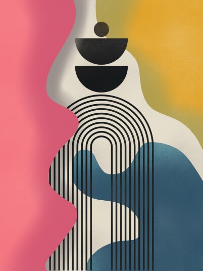 Plakat Abstrakt Moderne Kunst