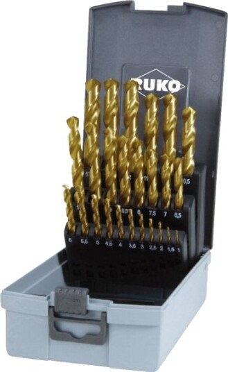 Ruko 25 Deler Borbittsett for Metall HSS Ruko 25 Deler Borbittsett for Metall HSS