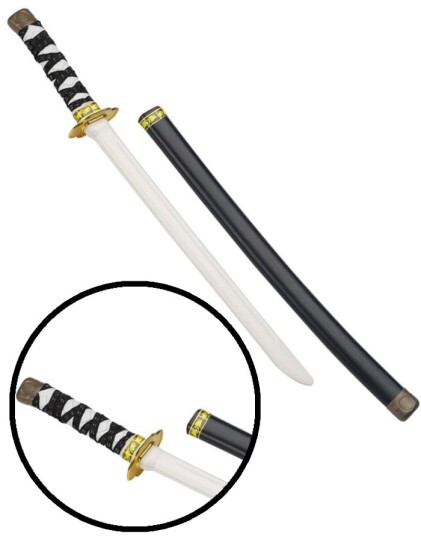 Lite Katana Ninjasverd med Slire 60 cm Lite Katana Ninjasverd med Slire 60 cm