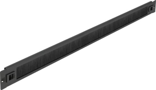 Delock Koststripepanel Rackmonterbar Svart 1U 19" 66344