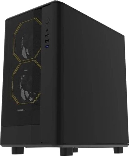 Darkflash DB330M Mesh Computer Case Kabinett Svart