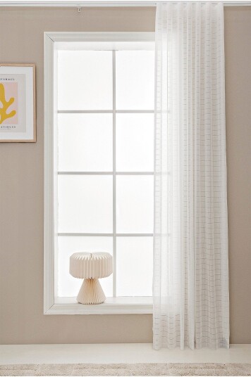 Hasta Gardin Minna 132x250 cm Hvit