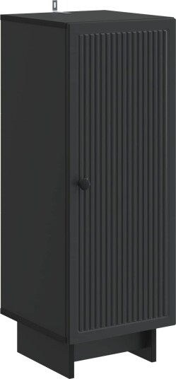 Serviesskap Svart 33 x 34,5 x 90 cm Konstruert tre Serviesskap Svart 33 x 34,5 x 90 cm Konstruert tre