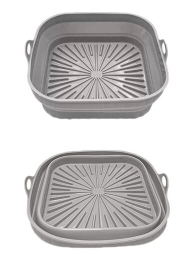 Silikonbrett til Air Fryer - Firkantet 20,5 cm