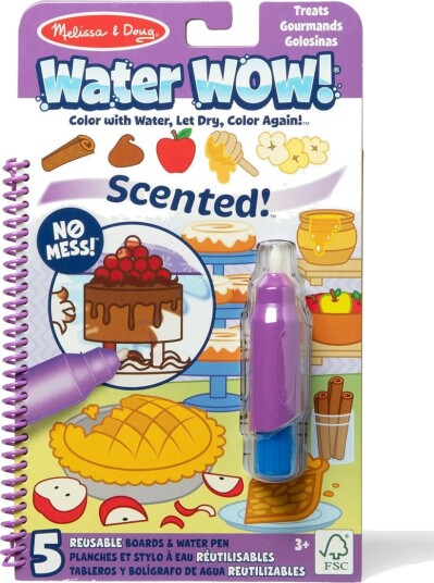 Melissa & Doug Water Wow! Duftende Aktivitetsblokk 3+ År