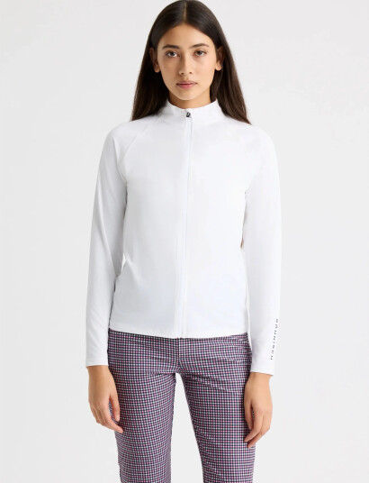 Röhnisch Nicky Full Zip White L Röhnisch Nicky Full Zip White L