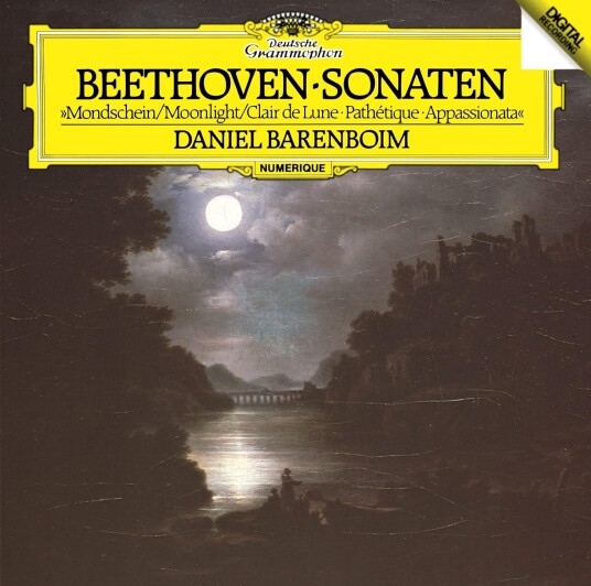 Daniel Barenboim Beethoven: Piano Sonatas 8 Moonlight CD