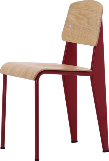 Vitra Standard Spisestol Japansk Rød/eik Vitra Standard Spisestol Japansk Rød/eik