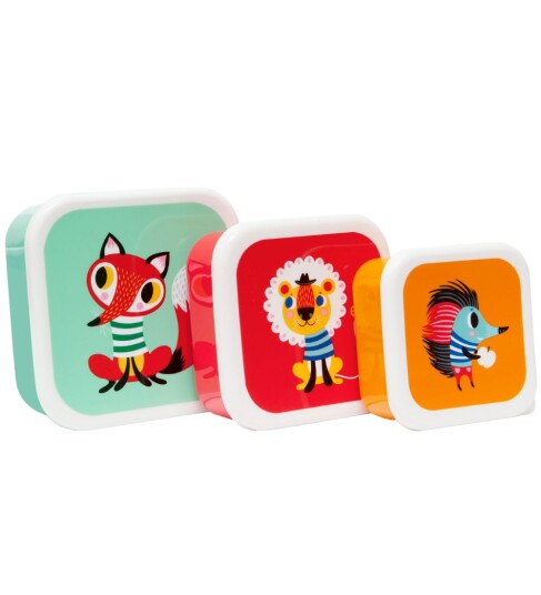 Petit Monkey Snacksbokser Dyr 3pk Petit Monkey Snacksbokser Dyr 3pk