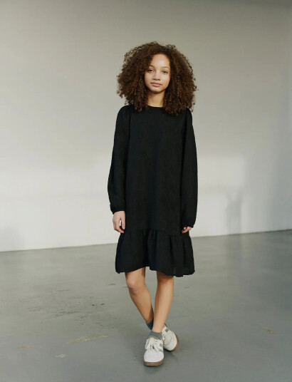 Sofie Schnoor Young Lalasy Dress - Black - 128