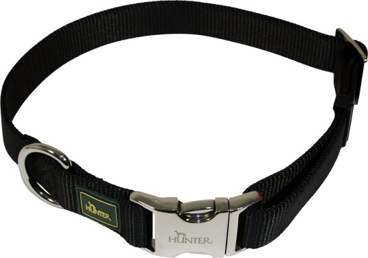 Hunter Vario Basic Alu-Strong Hundehalsbånd Svart 45 65 cm Hunter Vario Basic Alu-Strong Hundehalsbånd Svart 45 65 cm