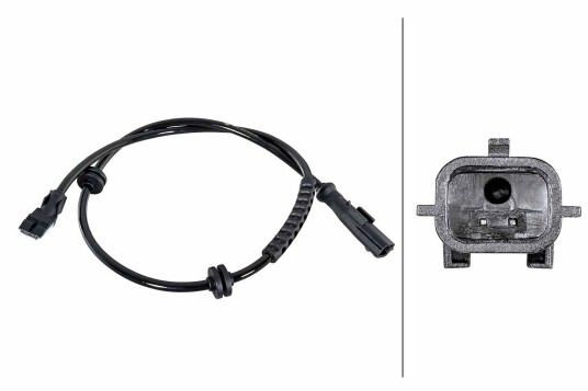 Sensor, ABS HELLA 6PU 358 252-081