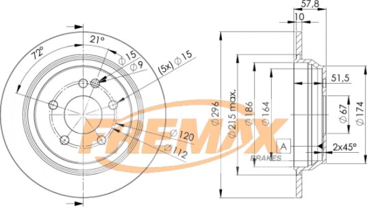 Bremseskive FREMAX BD-0416