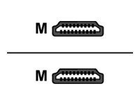 MicroConnect - HDMI-kabel med Ethernet - HDMI til HDMI-kabel - 1,5 m - 270° stikforbindelse
