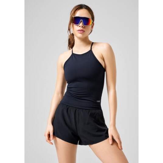 Casall Built In Bra Halterneck Tank Dame Black 44