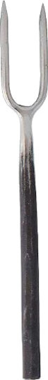 House Doctor - Style gaffel 10 cm svart/sølv House Doctor - Style gaffel 10 cm svart/sølv