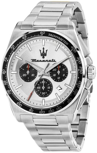 Maserati Herreklokke R8873652006 Velocita Sølvfarget/Stål Ø43 mm