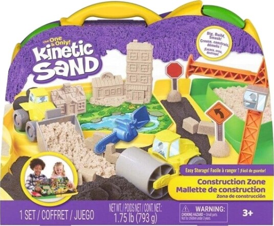 Kinetic Sand Construction Zone Multi/patterned One Size Kinetic Sand Construction Zone Multi/patterned One Size