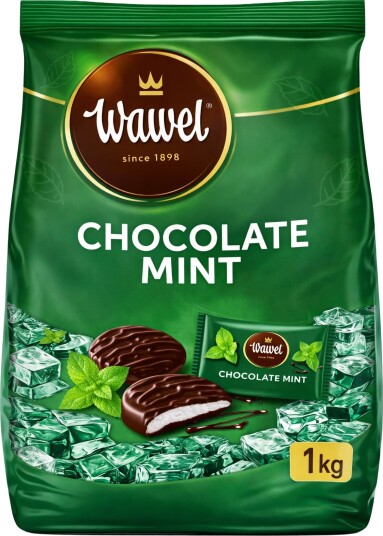 Wawel Wawel Mintpastill I Sjokolade 1Kg Wawel Wawel Mintpastill I Sjokolade 1Kg