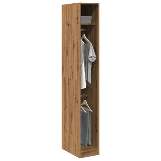  Garderobe artisan eik 30x50x200 cm konstruert tre 8721158341273