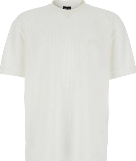 Giorgio Armani Herre Topper Hvit M,
