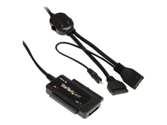 StarTech USB 2.0 to IDE SATA Adapter - 2.5 / 3.5" SSD / HDD - USB to IDE & SATA Converter Cable - USB Hard Drive Adapter (USB2SATAIDE) -