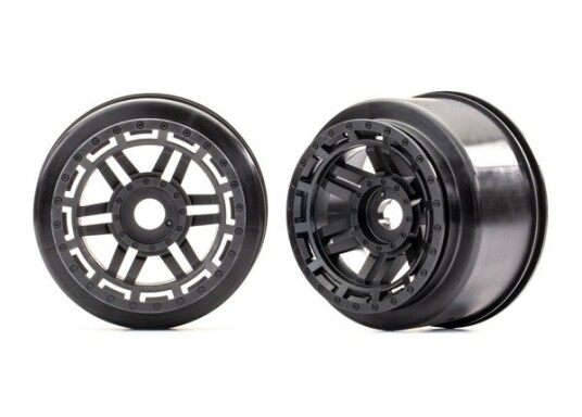 Traxxas 8971 Wheels Black 17mm 2,8" 2 Traxxas 8971 Wheels Black 17mm 2,8" 2