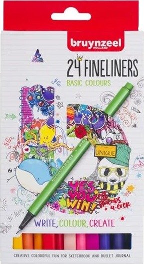 Bruynzeel - Fineliners 24 pcs.