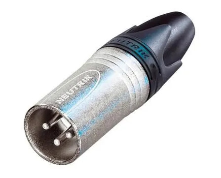 Neutrik NC3MXX HA XLR plugg 3P Han Nikkel B crimp