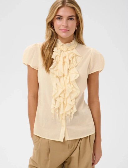 Saint Tropez Tillisz Ss Shirt Cream S
