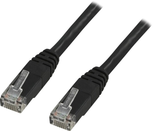Deltaco Cat6 Nettverkskabel 5m RJ-45 Svart